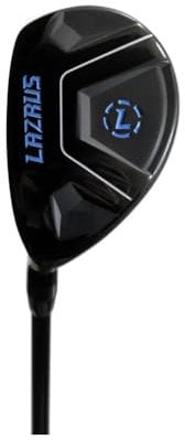 LAZRUS GOLF Premium Hybrid Golfschläger für Herren – 2, 3, 4, 5, 6, 7, 8, 9, PW Rechtshänder & Linkshänder, Graphit-Schäfte, Regular Flex (LHB GW)