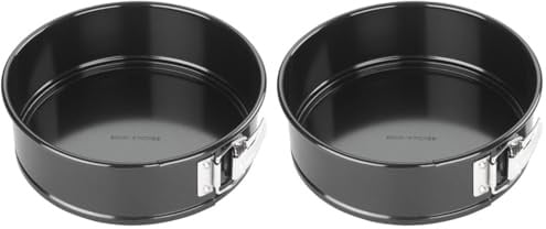 Tala Performance 10A10647 Bakeware 20cm Springform Cake Tin Black (Pack of 2)