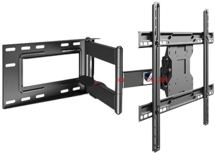 Support mural télescopique robuste à bras long pour TV LCD 40 70 Capacité 68,2 kg