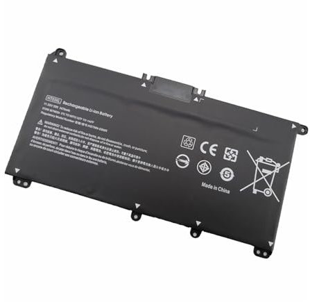 Batteria al litio for notebook, 47,1 Wh/11,55 V, serie HT03XL L11119-855, compatibile con HP Pavilion 14-CE 0025TU 14-CE0034TX 14-CF 14-DF 15-CS 15-DA 15-DB 15-DW 17-by 17-CA