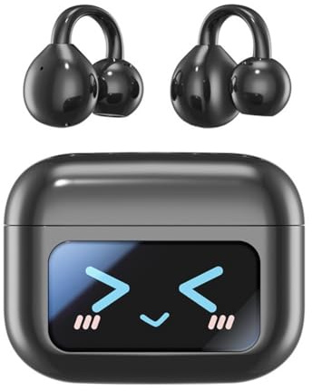 Jooehyer M100 LED Screen Headphone LED Digital Display Earphones Noise Cancelling Touch Control
