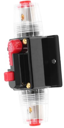 Mipcase Porte-fusible De Disjoncteur à Réarmement Manual Fusible De Disjoncteur Automobile Petit Pour Boîte à Fusibles De Voiture Et Bateau