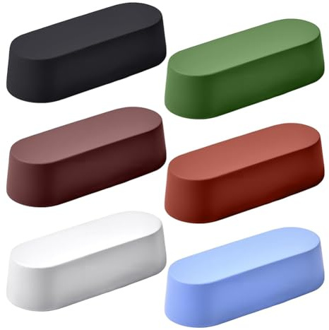 Wisyurt 6-Teiliges Metallpolier-Set mit Polierpasten, Polierscheibenkörnung Entsprechend der Farbe Von Grob Bis