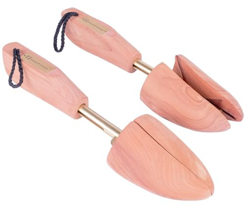 FootFitter Men’s Cedar Shoe Trees, Compact Split Toe (Large 9-10) SJ32