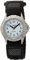 Timex Kids 28mm Uhr - Silber-Ton Gehäuse mit Weißem Zifferblatt und Schwarzem Stoffband T79051