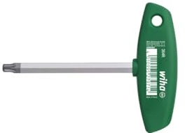 Wiha Stiftschlüssel mit Quergriff TORX® Festhaltemechanik Magicspring® mattverchromt (27966) T15 x 100 mm