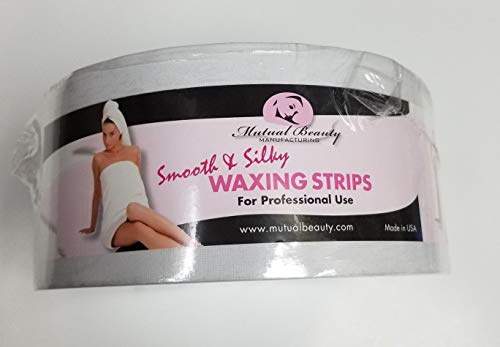 Smooth & Silky WAXING Strips 3 1/2 x 100 YD Bleach White Muslin