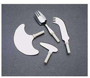 HOMECRAFT Kings Specialised Cutlery Utensils, Small Rocker Knife (Eligible for VAT Relief in the UK) Easy One Handed Cutting for Elderly, Disabled, Handicapped, Hemiparesis After Stroke, & Arthritis