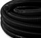 WilTec Manguera de Piscina 6 m ⌀38 mm 190 g/m Negra con Manguitos, Manguera de Bomba para Piscinas, Tubo de aspiración, Manguera Solar Flotante