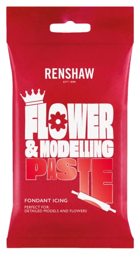 Renshaw Flower & Modelling Paste - Carnation Red, 250 g (Pack of 1)
