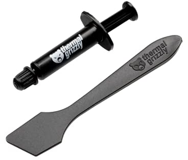 Thermal Grizzly - Aeronaut - Pâte thermique de haute qualité - Refroidissement et connexion de dissipateur thermique muet pour tous les refroidisseurs de CPU et de cartes graphiques (1 Gramm)