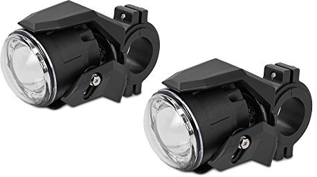 Motorrad Zusatzscheinwerfer ZS3 Kompatibel für Yamaha XJ 600 N LED E-Zulassung Lumitecs 12V/24V 600 Lumen inkl. Kabelbaum