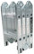 WORHAN® MEHRZWECKLEITER ANLEGELEITER STEHLEITER 205cm AUS Aluminium Leiter 2,5m KS2.5