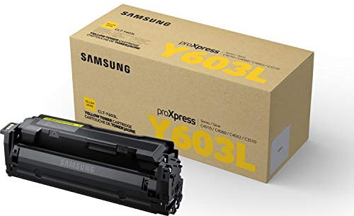 Samsung CLT-Y603L Original Tonerkartusche Gelb 1 Stück – Tonerkartuschen (10000 Seiten, Gelb, 1 Stück)