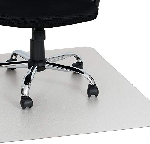 Kaiser Bodenschutzmatte Bürostuhl Unterlage Größe 117 x 153 cm - Stuhlmatte Unterlage Schreibtischstuhl transparent - Schutzmatte Bürostuhl rutschfest - Stuhlunterlage Made in Germany