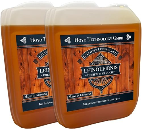 20 Liter Leinöl Firnis Lausitzer Leinölfirnis für Holzschutz dreifach gekocht und harzfrei