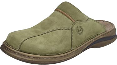 Josef Seibel Klaus Herren Clogs, Grün (Oliv-Kombi 751 631), 44 EU