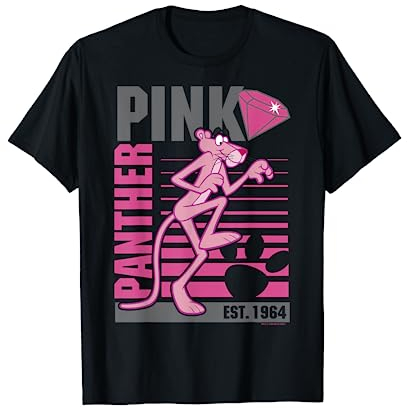 Pink Panther Lined Portrait T-Shirt