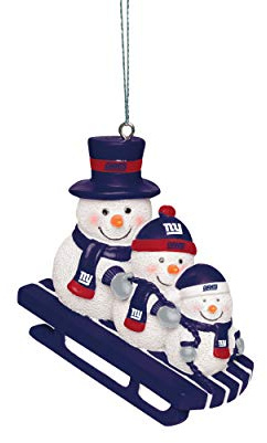 Forever Collectibles UK Schneemänner mit Schlittenmotiv New York Giants