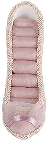 ZJchao Schmuckständer, Prinzessin Kleid Halskette Schmuckständer Halter Dame Modell Kleid Schuhe mit kreative Ohrring Anhänger Halskette Armband Ring Schmuckständer Display (High Heels)