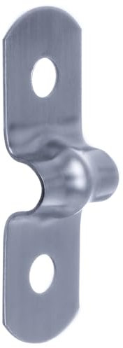 YoiYee Abrazadera de tubo en forma de U de 5 mm, clip de manguera de acero inoxidable 304, correa de tensión de 2 agujeros para conductos de fontanero de seguridad de gas/tubo, paquete de 10