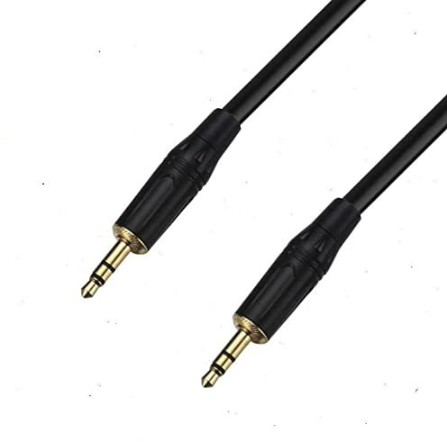 DG Systems - Cavo Mini Jack Stereo a Mini Jack Stereo con connettori in metallo e pin dorati - Made in Italy (20 mt)