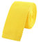 WANYING Herren 5.7cm 2.25 Schmale Krawatte Strickkrawatte Gestrickte Narrow Krawatte Knit Tie Retro Vintage Casual Büro Basic - Einfarbig Gelb