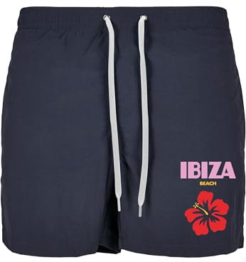 Mister Tee Herren Badehose Ibiza Beach Swimshorts Navy S
