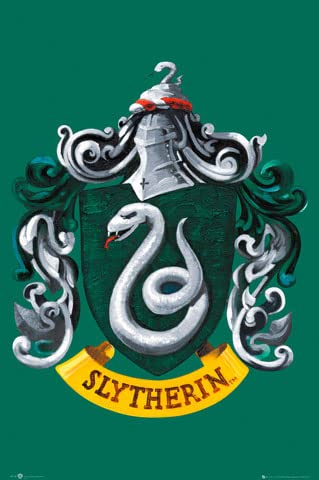 Harry Potter - Slytherin Crest - Film Kino Poster Druck - Grösse 61x91,5 cm