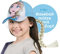 Disney Baseballmütze für Mädchen, Princess Collection, Baumwolle und Polyester, Königin ELSA aus Frozen, Blau, Einheitsgröße Bequeme Mädchen Cap, Mit Abnehmbarer Haarzopf