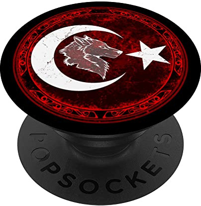 Ayyildiz Wolf Bozkurt PopSockets mit austauschbarem PopGrip