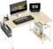 HOMIDEC L Shaped Computer Desk 100CM With Bookshelf - Reversible Corner Study Table for Home Office, Studio, Gaming, Writing Workstation