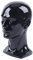 Esyogen Männlich Modellkopf aus PVC Perückenkopf Dekokopf Mannequin Kopf Hüte Brille,50x30cm,hell schwarz