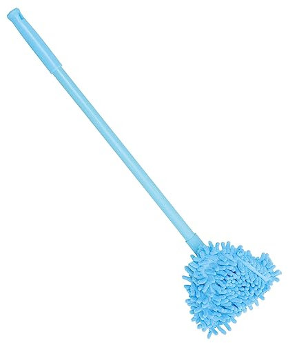DOITOOL Fregona De Limpieza Telescópica para Pisos De Fregona Triangular Giratoria Minifregona para Azulejos De Uso Doméstico