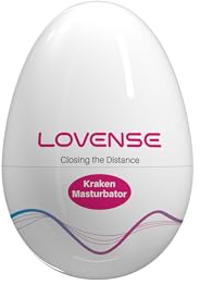 LOVENSE Kraken Masturbieren für Männer Eiförmig, Masturbations Eiförmig, Muschi Masturbieren, Masturbator Ei-Form, Sexspielzeug für Männer Solo (1 Stück)