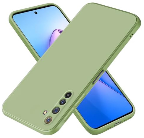 EASSGU Hülle für Realme 6 Pro (6.6 Inches), Weiche TPU Silikon Hülle - Matcha Grün
