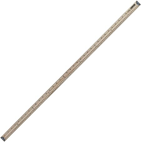 Fonowx Meterstäbe, Lineal, Nählineal, Holz, metrisch, 100 cm, langlebig, gerade, Schneiderwerkzeug für den Schulunterricht, Nähbüro