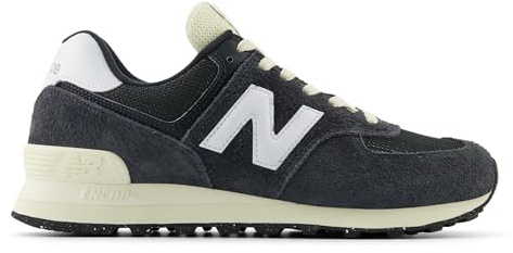 New Balance Unisex-Adult 574 Sneaker, Phantom/Angora, 5.5 Women/4 Men