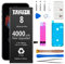 Battery for iPhone 8 Ultra High Capacity Replacement Battery for iPhone 8 A1863 A1905 A1906 with Professional Repair Tool Kit and Instruction