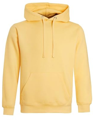 imporio 11 Women Ladies Oversized Pullover Plain Hoodie Top With Out Zip Hoodies Sweatshirt Top Jumper UK 10-18 (UK, Numeric, 22, 24, Regular, Regular, Lemon Drop)