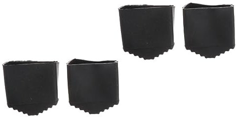 Yardenfun 4 StüCk rutschfeste LeiterfüßE Schutzabdeckungen Aus Gummi FüR Klappleitern Teleskopleitern Und HäNgende Leitern Anti-Rutsch FußPads Einfache Installation Und StabilitäT