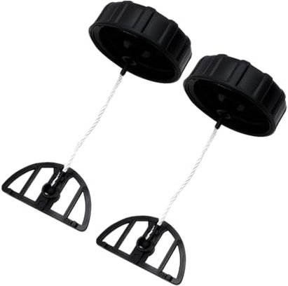 Adunsiaoto 2 Stück Auto Benzin Deckel, Tankdeckel Tankverschluss Abdeckung Öldeckel Kompatibel, Auto Tankdeckeldeckel Öleinfüllstutzen Benzin Dieseldeckel, Tank Tankdeckel Öldeckel Für Auto