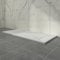 Aquariss SMC Slate Effect Shower Enclosure Tray 1700x700mm Rectangular Wetroom Shower Base White