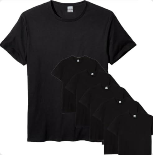 Intimo College 5/10 Maglietta Intima Uomo in Puro 100% Cotone Pettinato Premium Made in Italy di qualità Traspiranti Girocollo Direttamente dal Produttore al Consumatore