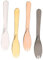 Cabilock 4 Piezas cuchillo de mantequilla largo inoxidable espátula de mantequilla súper útil plato de cortador de mantequilla Stick Butter Cutter Cheese Slante