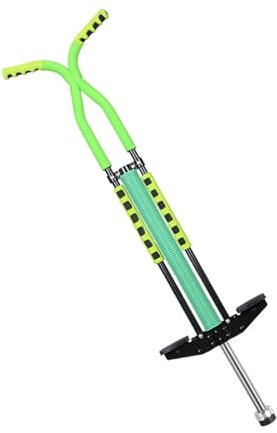 plplaaoo Pogo Stick Kinder Erwachsene Erwachsene im Freien Sprungstelzen Körperbau Jumping Schuhe Sport Sport Sport Treiben Anfänger blau weiß schwarz rotes schwarz schwarz schwarz 3000g (Grün)