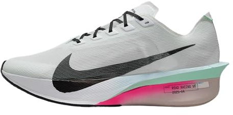 Nike Vaporfly 4 Men's Road Racing Shoes (White/Hyper Pink/Mint Foam/Black), White/Hyper Pink/Mint Foam/Black, 7.5 UK