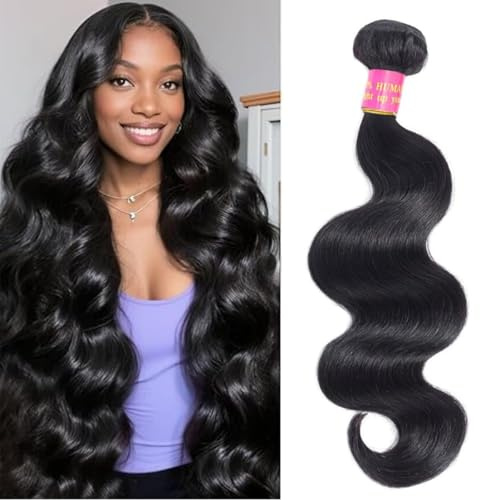 Bundles Human Hair Extensions Echthaar Tressen Echthaar Extensions für Schwarze Frauen Bundles Extensions Tressen Haarveralngerung Human Hair Bundle (body wave bundles human hair, 36 Zoll)