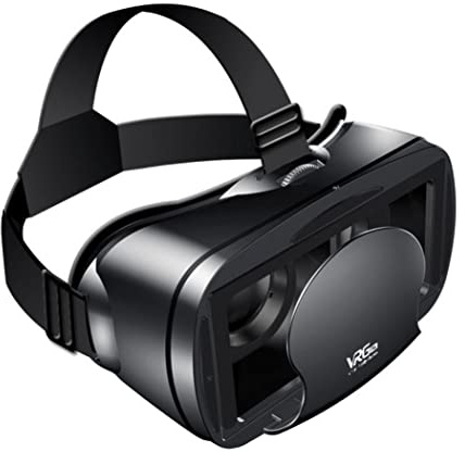 VR-Headset-Brille für 5-7-Zoll-Smartphones, 3D-Vollbild-Virtual-Reality-Brille für Filme und Spiele