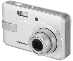 Samsung Digimax L60 Digitalkamera (6 Megapixel) Black
